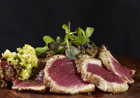 Yellowfin Tuna, Seared Rare - Delicious