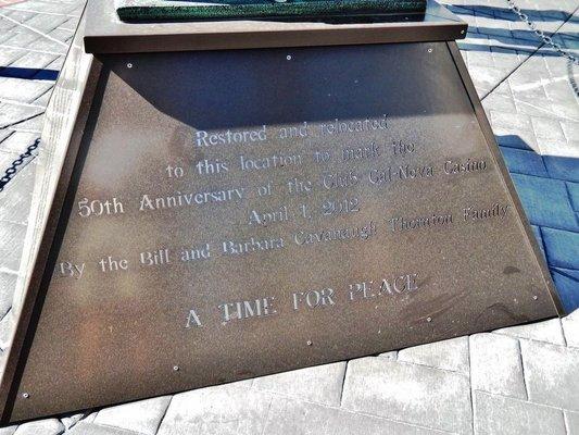 Beloved Ginsberg Clock dedicated during A Time For Peace