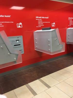 ATM with Teller Assist - 3 machines indoors