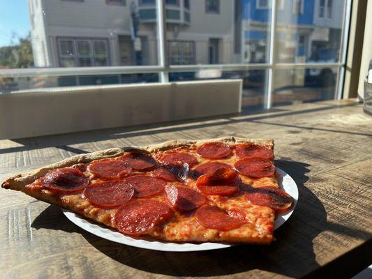 Pepperoni slices