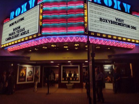 Front of Roxy theater