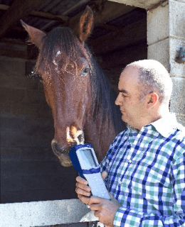 Our iStat blood chemistry analyzer, no carried in our truck, will allow us to run blood tests on critical patients at your barn.