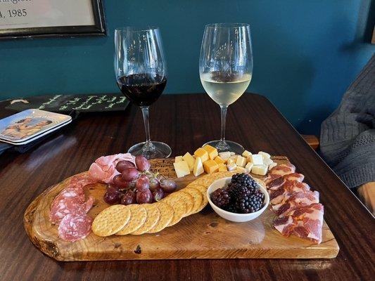 Charcuterie board.