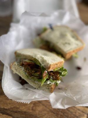 Fried Green Tomato BLT Sandwich