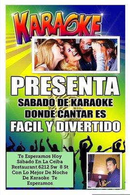 Sábados noches de karaoke