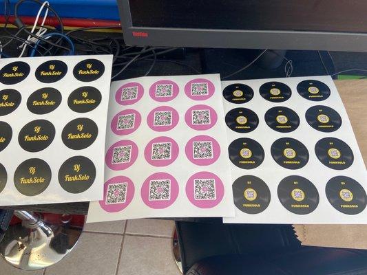 Dj stickers