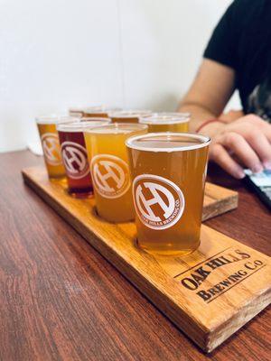 Two beer flights