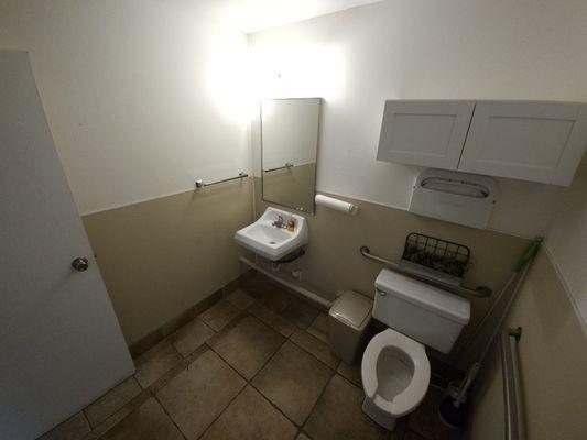 Very clean and accessible bathroom incase the need arises.