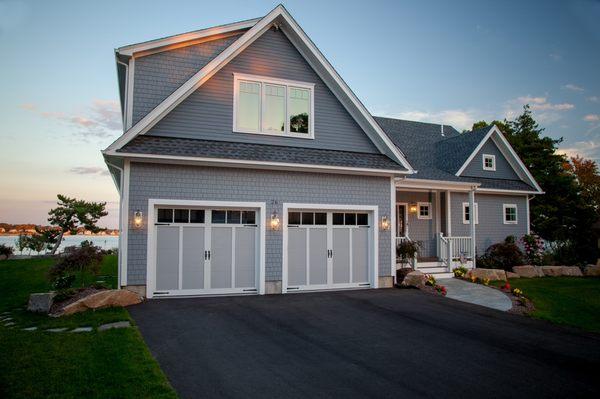 Haas American Tradition door installed right along the shoreline !