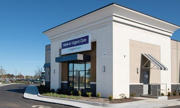 Corner of Urgent Team - Murfreesboro-West center. Opened October 29, 2018.