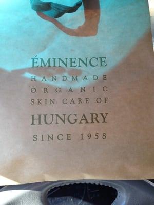 Eminence skin care products - fabulous!