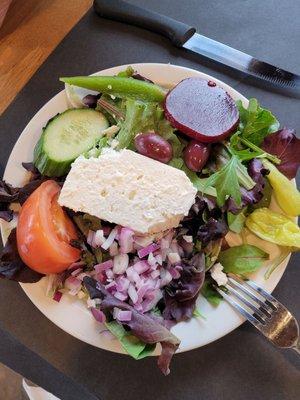 Salad with feta