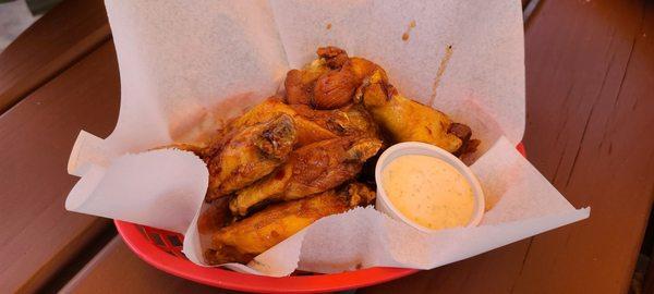 Honey Sriracha wings