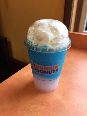 What a cosmic cotton candy coolatta looks like in real life