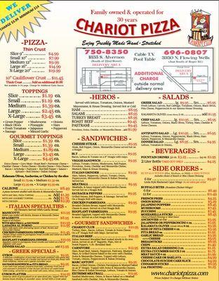 Full Menu