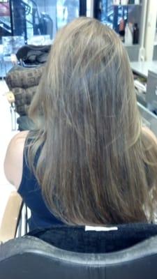 Highlights, color toning & trim by Naamon.