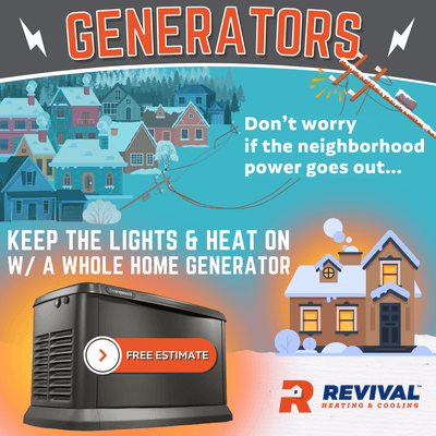 Now offering Whole Home Generator Installations!