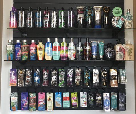 Under new ownership with a GREAT selection of lotions!