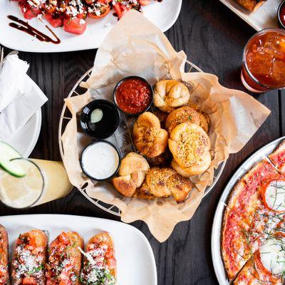 Food Spread at Ranalli's Pizza Bar