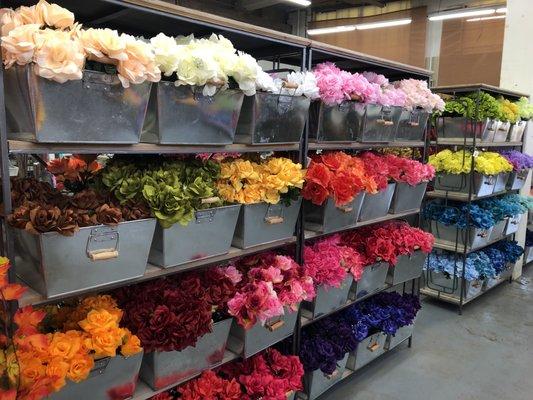 We have one of the largest silk floral selection in Philly!