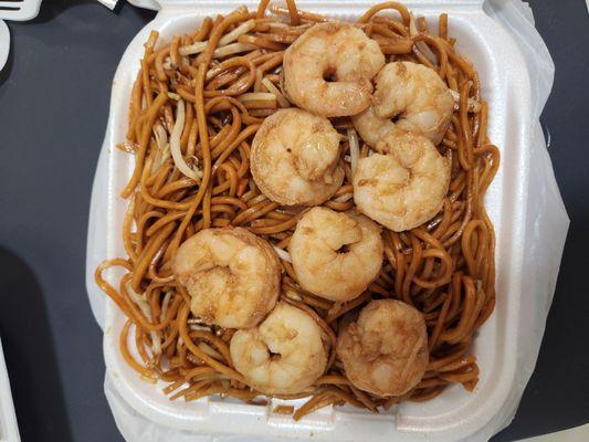 Chow Mein and Shrimp