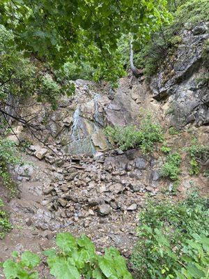 Waterfall in North Fork Park via Ben Lomond Trail Head near Eden, Utah