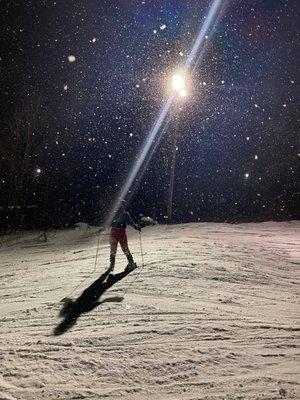 Pro tip!: nighttime skiing is cheaper