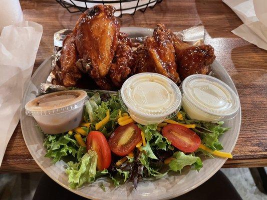 Raspberry Chipotle wings