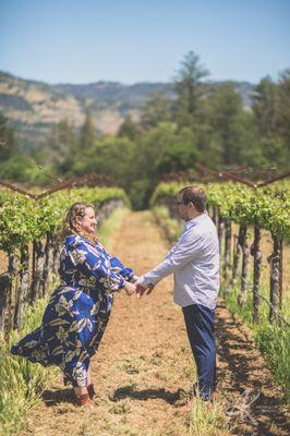 Couples Portrait Session at Castello de Amorosa Winery in Calistoga, CA