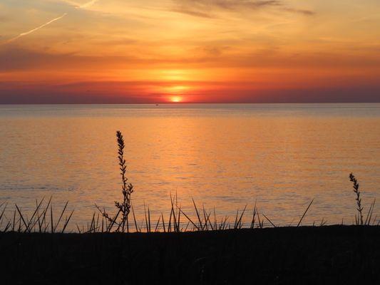 Sunset at Presque Isle SP