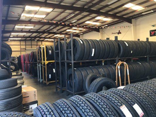 These guys are FULLY STOCKED WITH (American & Chinese)  STEER TIRES  DRIVE TIRES   TRAILER TIRES  NEW AND USED!!  All sizes available!!