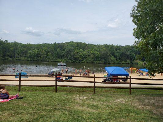 Nice beach area.