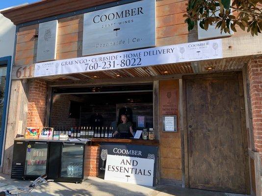 Custom Restaurant Signs & Signage featuring open for takeout, curbside pickup, grab'n'go, and home delivery