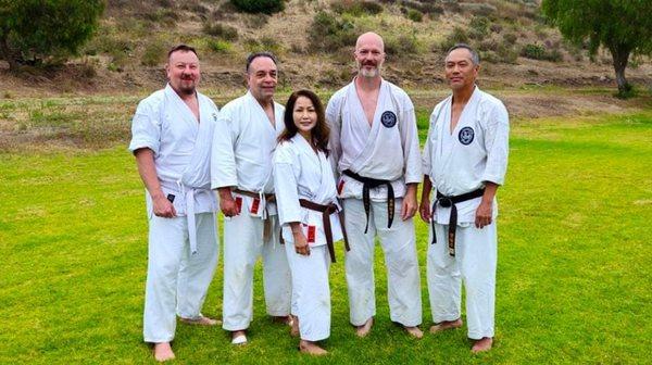 Sacramento dojo members of 2024 Summer Special Training.  Something special for SKA members.