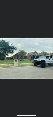 New gutters and roof being installed in cleburne texas. All covered under insurance.