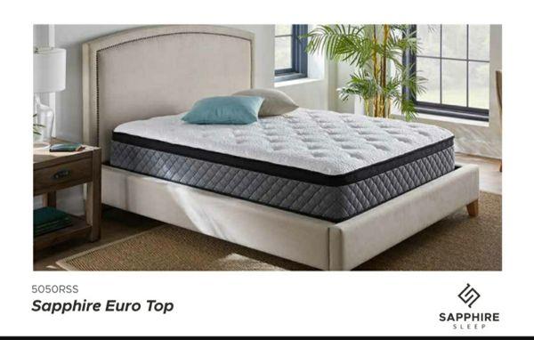 13 Inch, Medium Euro Top. Ideal for Side and Back Sleepers. Normal Retail Price is $1749. We have it in stock right now going for $550.