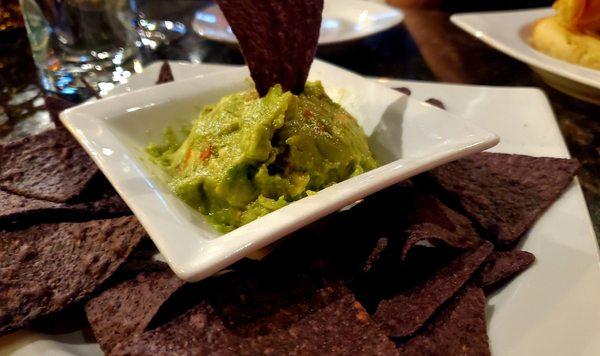 Fried Roasted Corn Guacamole with Organic Chips