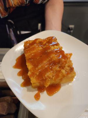 Pumpkin bread pudding