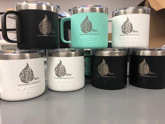 Painting Professionals is showing their customers some appreciation with these great looking branded Yeti coffee mugs.