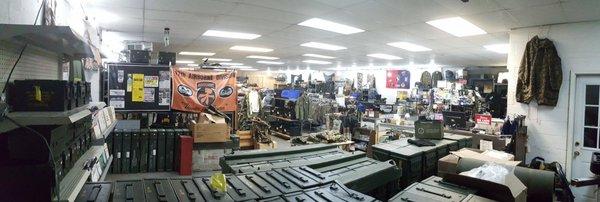 Inside Battleground Army Surplus.