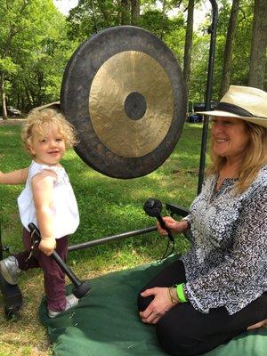 Gong wash sound healing