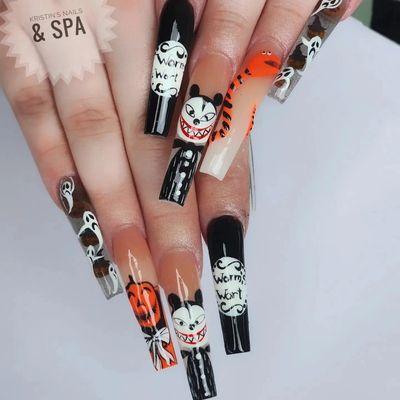 Halloween nails design