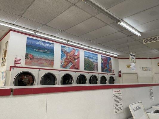 Good art and plenty of dryers