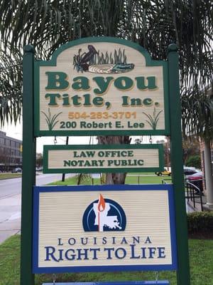 Bayou Title