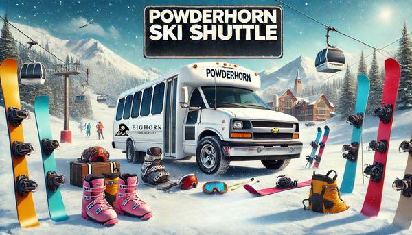 Shuttle to Powderhorn Ski Resort! Call for more information