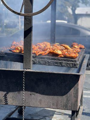 Charcoal Grilled Chicken on Weekends only: Sat/Sun from 10am to 4pm.