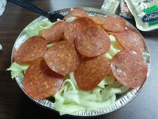 Small Italian Salad. You wouldn't think something this simple would taste so good. I have yet to find a salad that beats this simplicity.