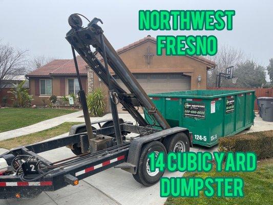 Northwest Fresno dumpster delivery