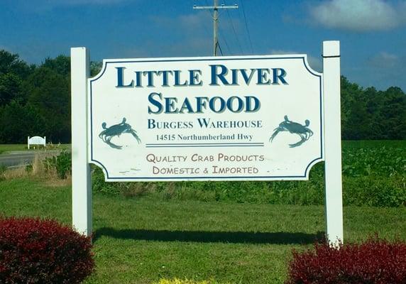 Little River Seafood in Burgess, VA