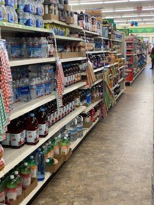 Juice aisle